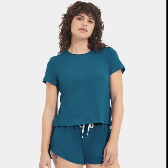 NWT UGG blue perline tee size M - Picture 1 of 10